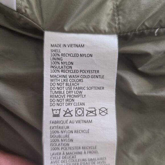 Prana Alpine Air Vest Men’s Med Grey Full Zip Quilted Lightweight Primaloft - Picture 8 of 10